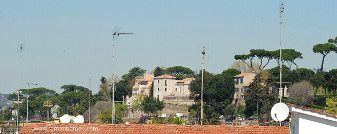 The Borghese Gardens and the Casina delle Rose